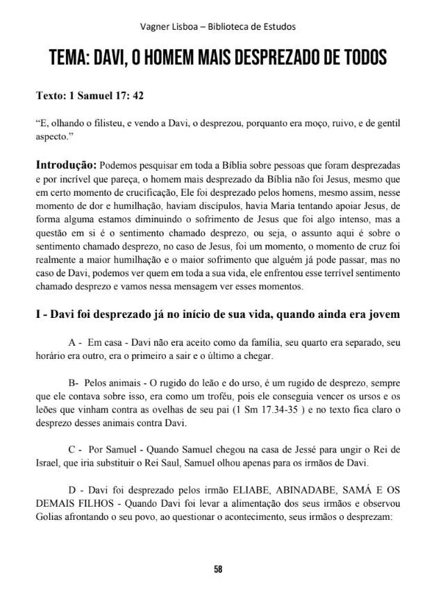 Sermão exemplo 2