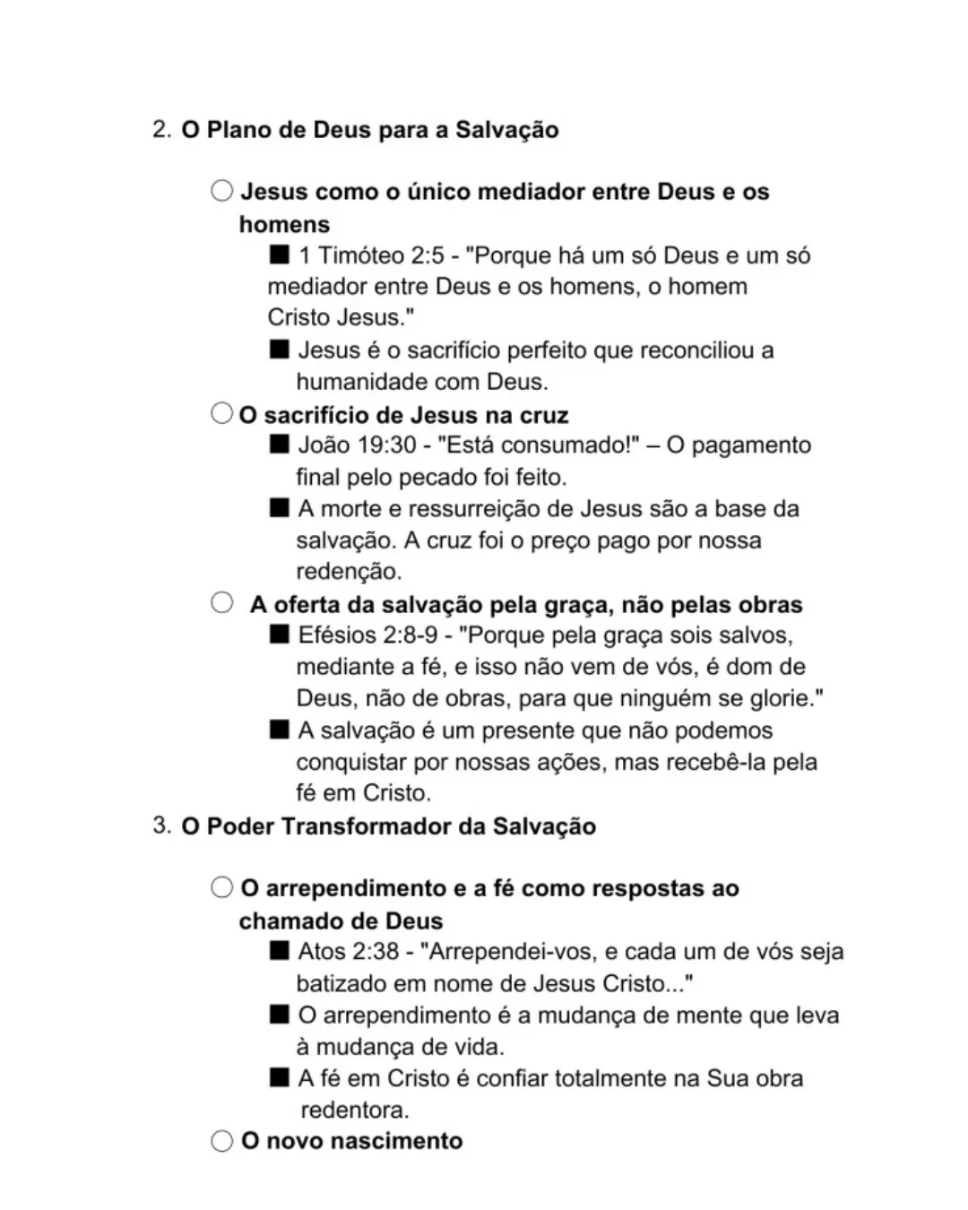 Sermão exemplo 9